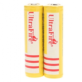 UltraFire High performance BRC18650 Red 4200mAh 3.7V Protection Rechargeable Battery (2 pc)