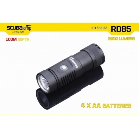 Scubalamp RD85 Diving 100m CREE XM-L2 LED 1000 lumens led flashlight