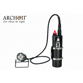ARCHON DH40/ WH46 Canister Diving Light XM-L2 LED 4000lm 200M waterproof underwater Rechargeable Dive Torch