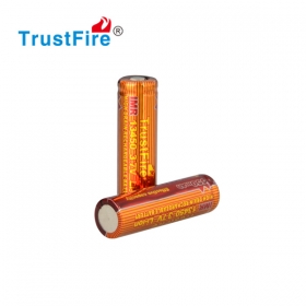 1PC TrustFire battery 13450 battery 13450 IMR 550mah 3.7V battery button top battery