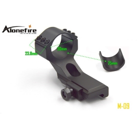 AloneFire M-09 25mm 30mm Dual Ring Cantilever Scope Mount Picatinny 21mm Weaver Rail (1pc)