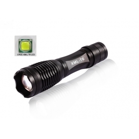 UltraFire E007 CREE XM-L T6 LED 2000Lumens cree led Torch Zoomable cree LED Flashlight Torch For 3 x AAA or 1x18650 battery