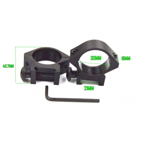 30mm Aluminum Alloy scope Mount with Wrench