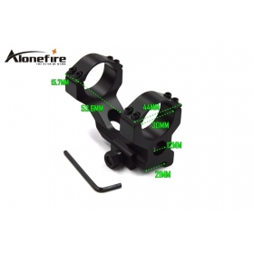 AloneFire Y0013 Hunting Tactical Heavy Duty 30mm Cantilever Scope Mount Picatinny/Weaver Rail 21mm For Rifle (1PC)
