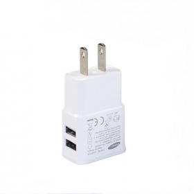 General 1.0-2.0A Dual USB output port Mobile phone Charger Adapter for iPhone Samsung and Others