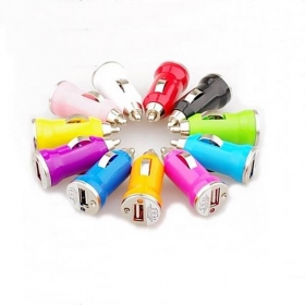 General Mini DC 12-24V 1.0A USB Auto Car Charger Adapter for iPhone Samsung and Others(Assorted Colors)