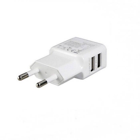 General 1.0~2.0A Dual USB output port Mobile phone Charger Adapter for Samsung iPhone and Others