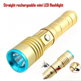 AloneFire CREE XML 3Mode LED flashlight charge mini pocket long-range bright flashlight local tyrants gold super - F21