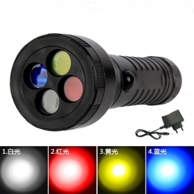 High bright railway signal LED flashlight work torch cree lanterna led for 18650 battery led light- c80