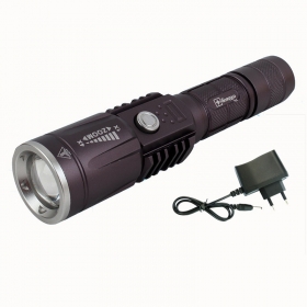 USB Rechargeable Flashlight torches Cree XM-L T6 5-Mode 2200lm Highlight LED White lighting lights - Y95
