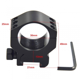 30mm Extreme Low Profile Weaver Picatinny Scope Mount Ring for Hungting 1PC -M31