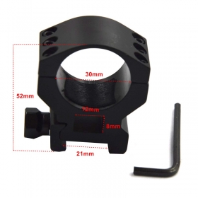 1PC 30mm ring tactical hunting mount Scope Weaver Mount Rings 21mm picatinny rail - M37