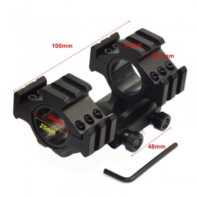 1pc Dual Ring 25mm/30mm tactical hunting mounts 21mm Picatinny for Flashlight rifle scope - LD54