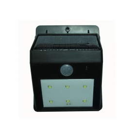 Solar 6LED Motion Sensor Light Outdoor Garden Wall Lamp For waterproof Garden Lawn lamps lights