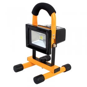 H04 10W Portable Rechargeable Cordless LED Work Light Flood Light Durable IP65 Waterproof Emergency Light Security Lights