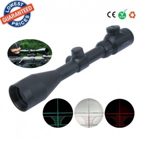 High definition 3-9X44EG hunting Red green laser coordinates Scope Telescopic telescope