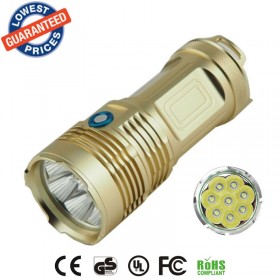 AloneFire HF8 King Super bright waterproof LED flashlight 10000lm flashlamp 8xCREE XML-T6 8T6 LED Flashlight torch