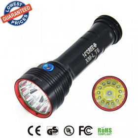 AloneFire HF14 Super bright waterproof hunting led flashlight 14x CREE XM-L T6 LED 15000Lm 14T6 strong light LED Flashligth Torch