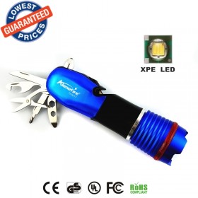 ALONEFIRE TA3217 CREE XPE LED Zoomable multifunction Tool troches with portable flashlights lamps for 3xAAA