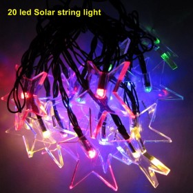 1set 20 led led solar light outdoor string lights for garden solar fairy string lights for outdoor homes Christmas party