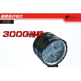 Solarstorm X6 Bicycle light 3000LM Cree xm T6 led bicycle light bike light lamp + battery pack + charger + gift box