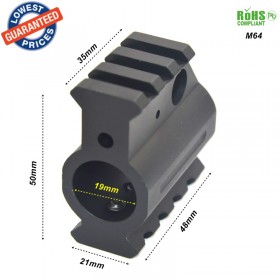 ALONEFIRE M64 19mm ring Profile Mount 21 Rail Gas Block Mount Fit For 19MM Hunting gun accessories