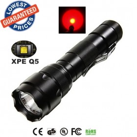 USA EU Hot sell UltraFire Classic WF-502B Cree XPE Red light LED 1 Mode Camping Outdoor lighting Flashlights Torches lamps for 18650 rechargeable battery