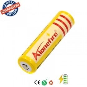 AloneFire 1pc 18650 3.7V Rechargeable Battery 4200mAh for LED Flashlight