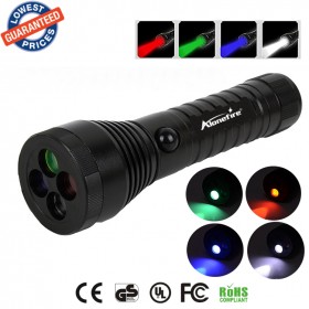 ALONEFIRE RX4 CREE XPE LED Red Green Blue White multi-function Signal lamp flashlights torches