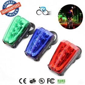 ALONEFIRE BS-10 Bicycle bike Cycling Red Laser Parallel lines Waterproof Red Light Tail Warning Safety Lights