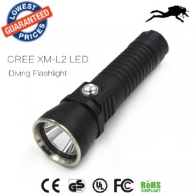 DV14 XM-L2 2000lm Diving Flashlight Underwater LED Diving Flashlights Lamp Dive Torch Light