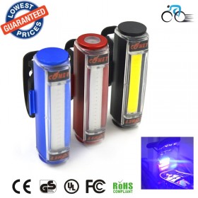 010 100lm Waterproof USB mountain bike bicycle cycling Bike Bicycle Lights Safety Rear Lamp White/red/blue bicycle rear light