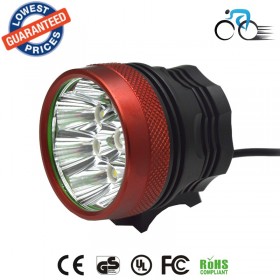 AloneFire BK-08 bicycle front light 12000LM 8x CREE XML XM-L T6 LED Cycling Bicycle Bike Light Lamp 4*18650 Battery charger set