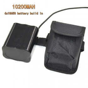 AloneFire 10200MAH 6x18650 battery pack 8.4v 18650 Rechargeable Battery Pack for 8.4V Headlight Head Lamp / Bike Light with Battery bag