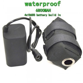 AloneFire Waterproof Battery Pack 6800mAh 8.4v 18650 Li-ion Rechargeable Battery Pack for Bicycle Bike with Charger