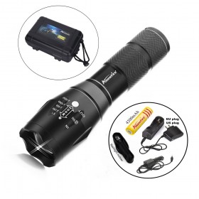 E17 G700 X800 CREE XML T6 LED 2000Lm cree adjustable led Torches Zoomable LED Flashlight Lamp+1x18650 Battery car charge holster