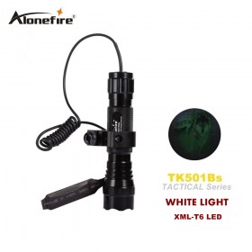 501B XML-T6 ED tactical Flashlight Torch 1 Mode Flash Light Lanterna lampe torche + Remote Pressure Switch & Gun Mount scope mounts