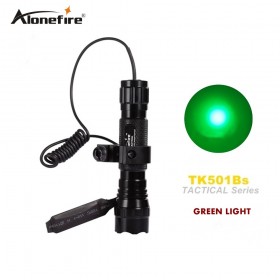 501B led green light Tactical Flashlight Hunting Rifle Torch Shotgun lighting Shot Gun Mount+Tactical mount+Remote switch