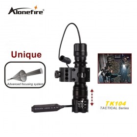 TK104 L2 LED Tactical Gun Flashlight 2200LM 5 mode Pistol Handgun Torch Light Lamp Taschenlampe+gun scope mount+remote switch
