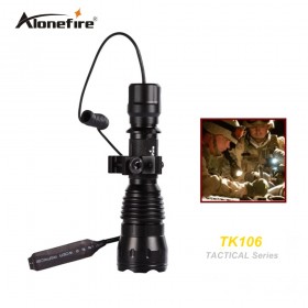 TK106 T6 LED Tactical Gun Flashlight Torch 2000LM LED Flash Light Lanterna LED Flash Light+gun scope mount+remote switch