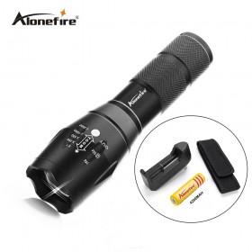 G700 LED Flashlight ZOOM CREE 2000LM Waterproof Lanterna E17 LED 5Modes Zoomable Torch Flashlight Linterna led+18650 battery+charger+Flashlight Holster