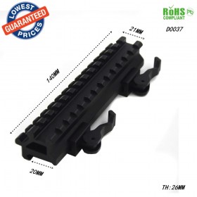 Dovetail extend Weaver 20mm to 20mm Scope bases Mounts 45 degree side 20mm rail mount Quick Release Picatinny Weaver Rail Hunting-D0037