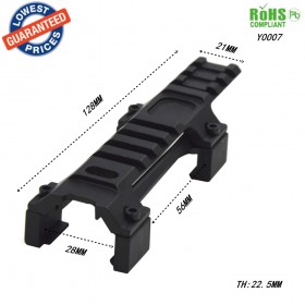 Hunting Military Gear Aluminium Airsoft MP5 G3 20mm Scope Mount Rail Picatinny Rail Base MP5 Dovetail guide rail bracket - 1PC Y0007