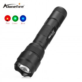 502B Tactical Flashlight Green Red Blue LED Torch Lamp Lantern linterna led Camping Lamps Tactical Torch