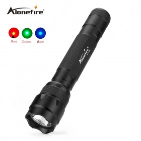 502C Tactical flashlight flash lamp torch light lantern Red/blue/green Tactical led light gun led light outdoor lamp