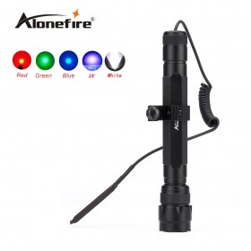 502D LED Tactical Gun Flashlight Handgun Torch Light Lamp Hunting Torch+Remote Switch+Gun Mount