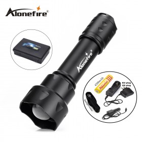 TK20 1set Flashlight ZOOM CREE 1200LM Waterproof Lanterna LED 3 Modes Zoomable Torch 18650 battery Flashlight Linterna led