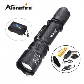 TK104 1set zoomable Tactical Gun Flashlight Pistol Handgun Torch CREE L2 LED 2200LM light Lamp Taschenlampe Waterproof led flashlight
