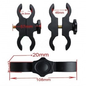 1PC Scope Rail Mount Base Military Tactics Flashlight Torch Clamp Weaver Picatinny Dovetail Adapter Telescopic Sight Fixture Holder-M70