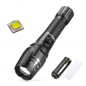 Alonefire G900 CREE XM-L2 LED Aluminum Waterproof Zoomable Flashlight Torch light for 18650 Rechargeable or AAA Battery